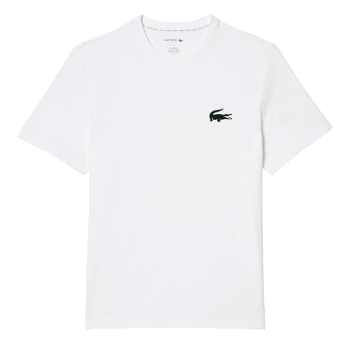 Lacoste Herren Th1709 Schlafanzug Oberteil, Weiß/Sinople, 56 von Lacoste