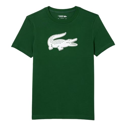 Lacoste Herren Th2042 Langarmshirt Sport, grün/weiß, L von Lacoste