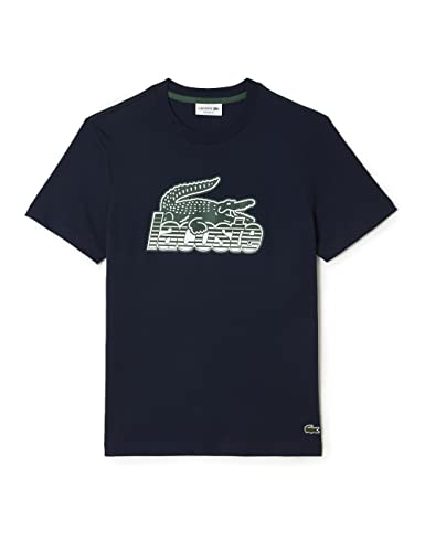 Lacoste Herren Th5070 Turtle Neck T-Shirt, Marineblau, L von Lacoste