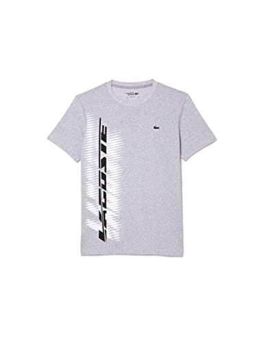 Lacoste Herren Th5189 T-Shirt & Turtle Neck T-Shirt, Silber-China, 58 von Lacoste