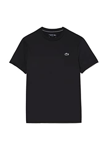 Lacoste Herren Th5207 T-Shirt & Turtle Neck T-Shirt, Schwarz, 56 von Lacoste