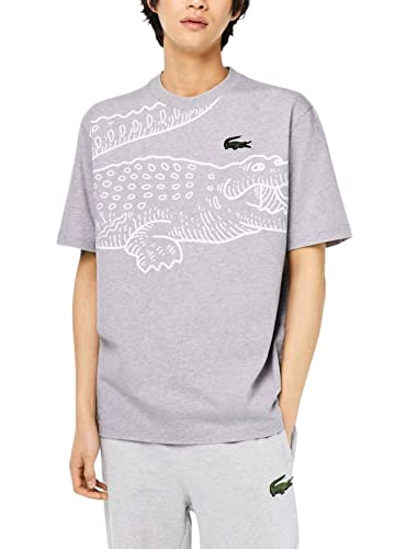 Lacoste Herren Th5511 Turtle Neck T-Shirt, Silber-China, S von Lacoste