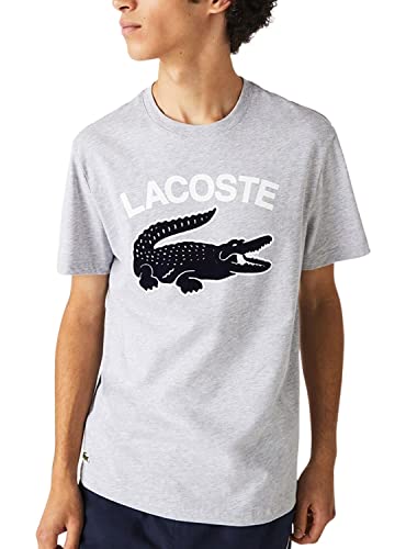 Lacoste Herren Th9681 T-Shirt, Silber China, XS von Lacoste