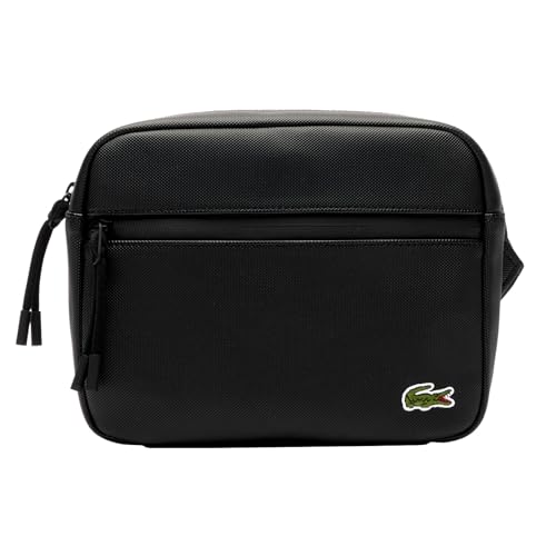 Lacoste Herren Umhängetasche Reporter Bag, Handtasche,Schultertasche,Cross-Body,Noir (P00),Einheitsgröße (One Size) von Lacoste