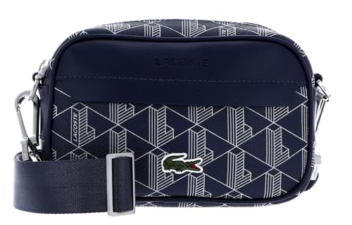 Lacoste Herren Umhängetasche S REPORTER BAG, Handtasche,Schultertasche,cross-body,MONO MARINE 166 LAPONIE (M83),Einheitsgröße (One Size) von Lacoste