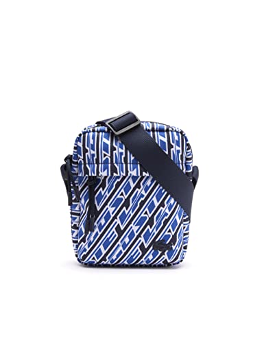 Lacoste Herren Umhängetasche Vertical Camera Bag,100% recyceltes Polyester, Handtasche Schultertasche,BLAU/Weiss (L63),Einheitsgröße (One Size) von Lacoste