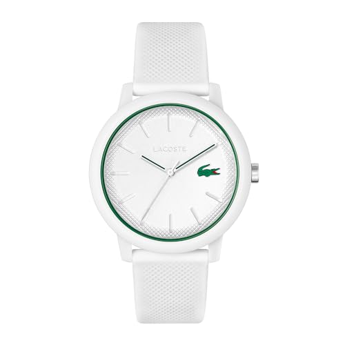 Lacoste Analog Quarzuhr für Herren Kollektion LACOSTE.12.12 mit Weisses Silikonarmband - 2011169 Lacoste Analog Quarzuhr für Herren Kollektion LACOSTE.12.12 mit Weisses Silikonarmband - 2011169 von Lacoste