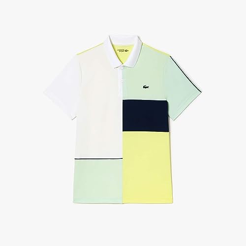 Lacoste Herren dh1082 Paris Polo Regular Fit, Weiß/Arielle-limeira-mar, 58 von Lacoste