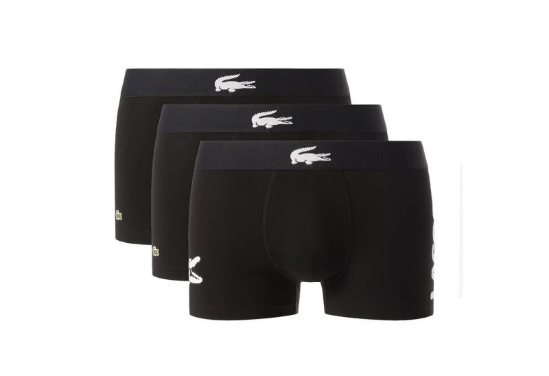 Lacoste Hipster Trunk 3er Pack Krokodil Logo von Lacoste