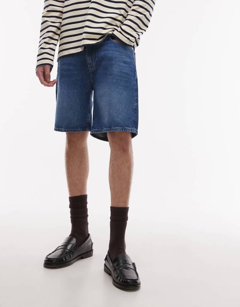 Lacoste - Jeans-Shorts in dunkelblauer Waschung Lacoste - Jeans-Shorts in dunkelblauer Waschung von Lacoste