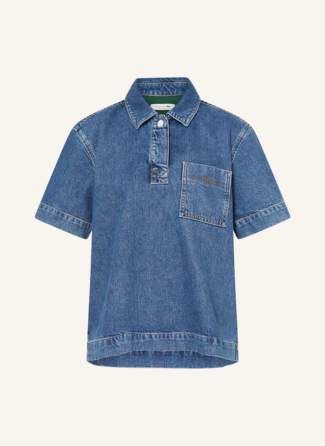 Lacoste Jeansbluse blau von Lacoste