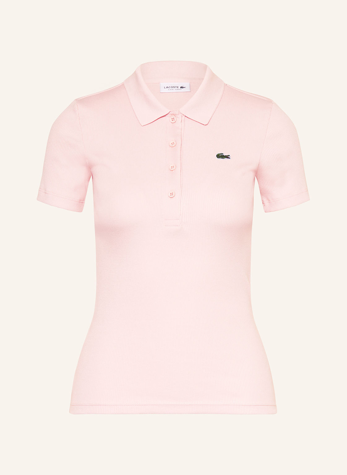 Lacoste Jersey-Poloshirt rosa von Lacoste