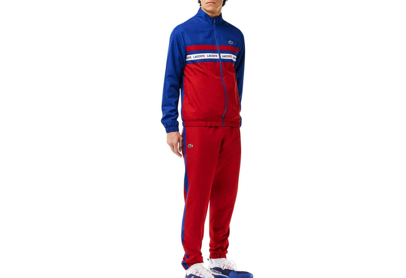 Lacoste Jogginganzug Herren Tennis Logo Stripes Traininganzug Lacoste Jogginganzug Herren Tennis Logo Stripes Traininganzug von Lacoste