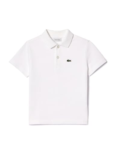 Lacoste Jungen Dj0642 Poloshirt, weiß, 3 Jahre von Lacoste