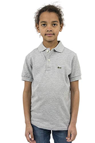 Lacoste Jungen Pj2909 Poloshirt, Grau (Argent Chine), 10 Jahre (Herstellergröße: 10A) von Lacoste