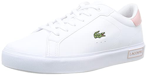 Lacoste Jungen Unisex Kinder 41SUI0014 Sneakers, Wht/Lt Pnk, 20 EU von Lacoste