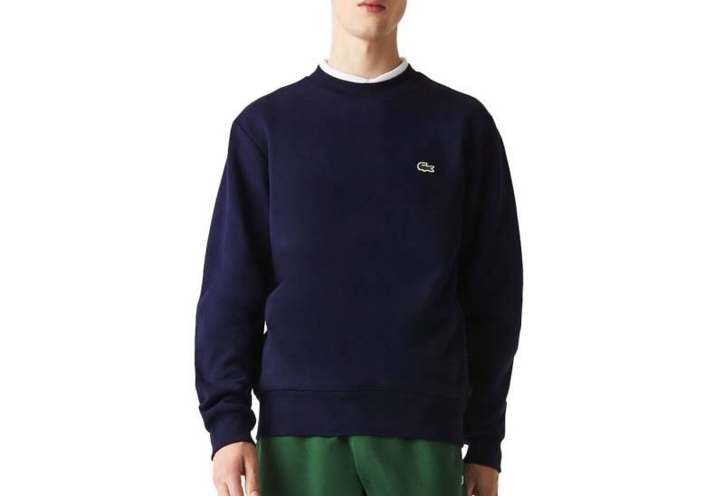 Lacoste Kapuzenpullover Herren Sport Bio Cotton Fleece Crew Pullover von Lacoste