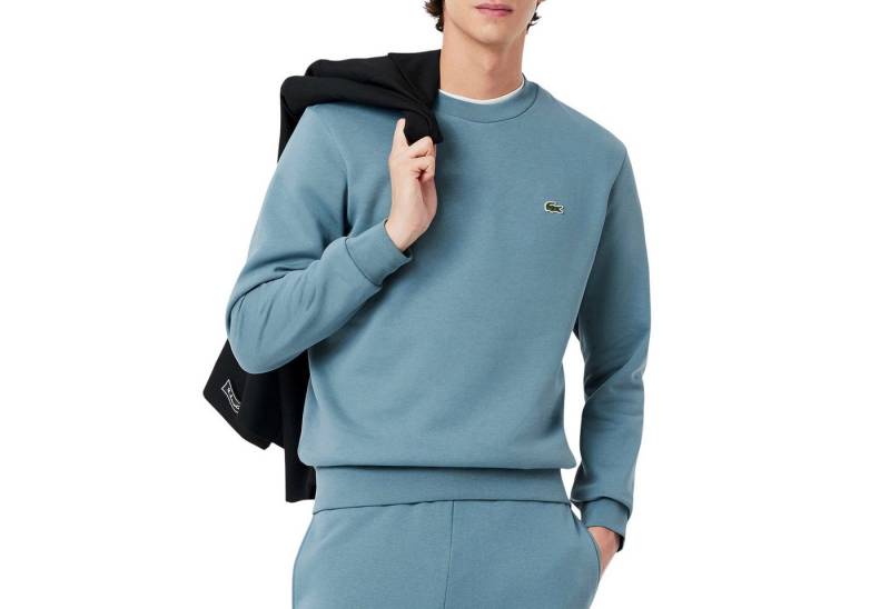 Lacoste Kapuzenpullover Herren Sport Bio Cotton Fleece Crew Pullover von Lacoste