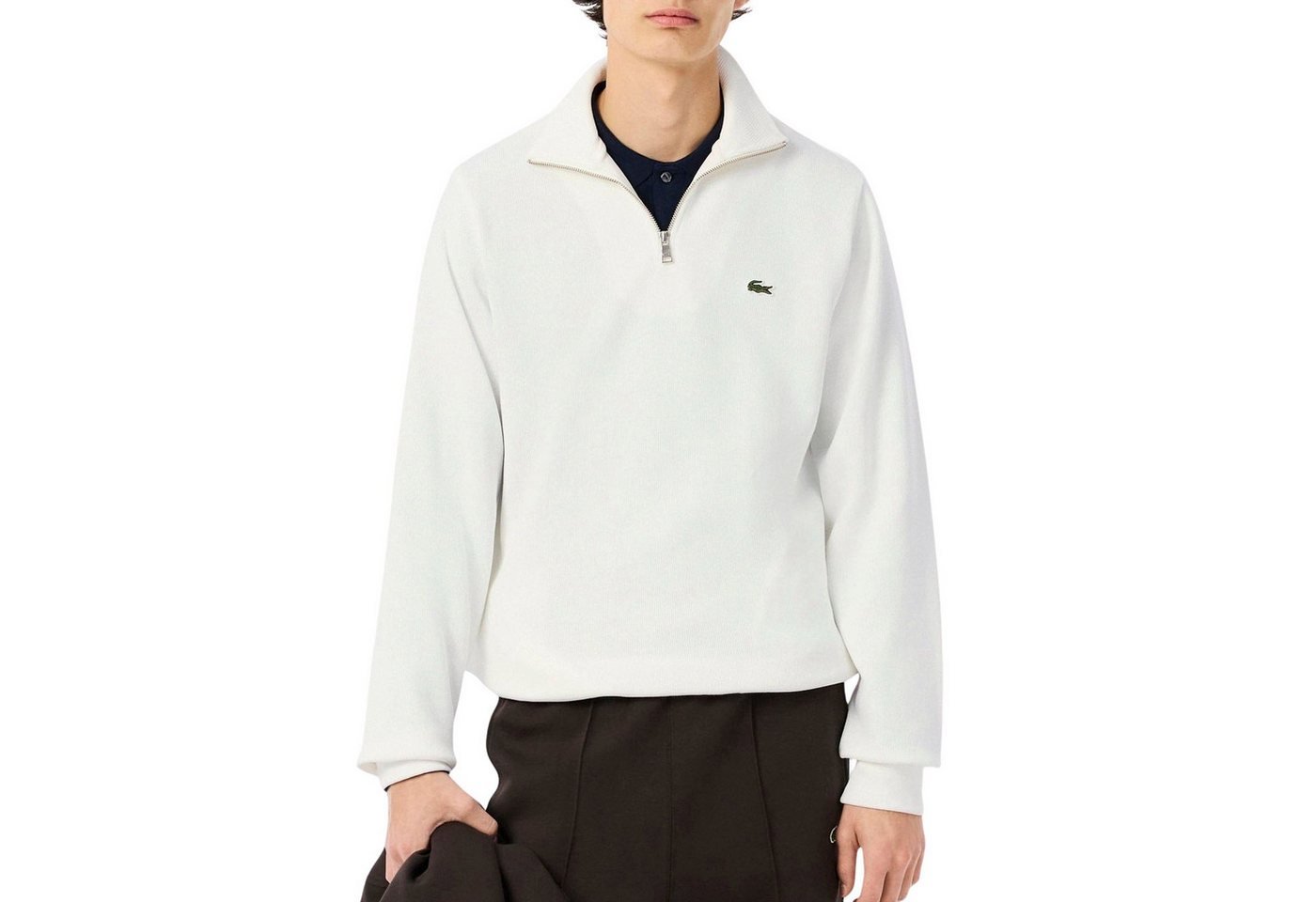 Lacoste Kapuzenpullover Herren Zip Stand-Up Collar Pullover von Lacoste