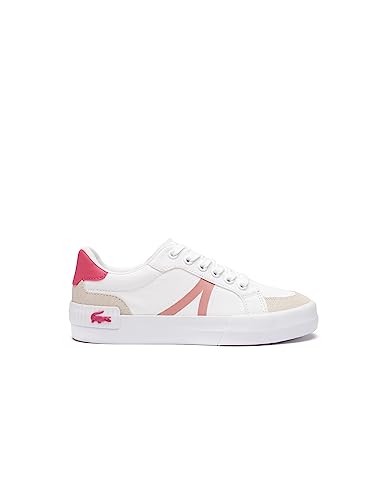 Lacoste-Kids Vulcanized SNKR-46CUC0001, White/PINK, 31 EU von Lacoste