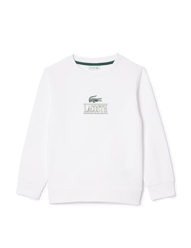 Lacoste-Kinder SWEATSHIRT-SJ5261-00, Weiß, 10 ans von Lacoste