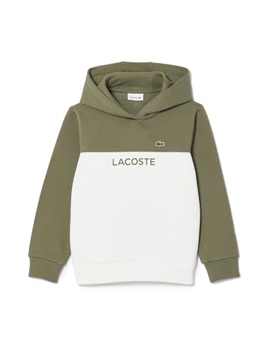 Lacoste-Kinder SWEATSHIRT-SJ5293-00, Khaki Grün/Weiß, 14 ans von Lacoste