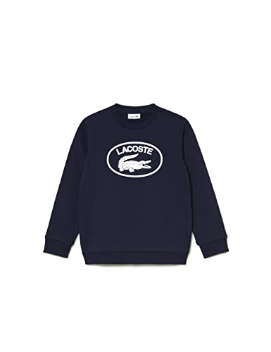 Lacoste-Kinder SWEATSHIRT-SJ9730-00, Navy Blau/Weiß, 8 ans von Lacoste