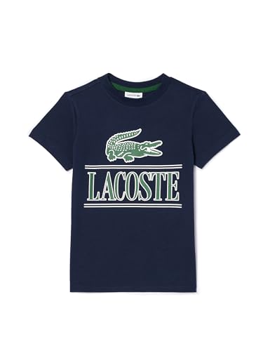 Lacoste - Kinder T-Shirt, Navy Blau, 10 ans von Lacoste