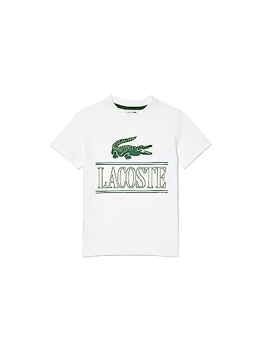 Lacoste-Kinder T-SHIRT-TJ3804-00, Weiß, 14 ans von Lacoste