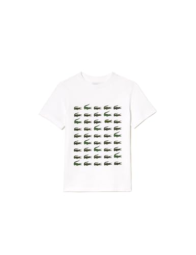 Lacoste - Kinder T-Shirt, Weiß, 5 ans von Lacoste