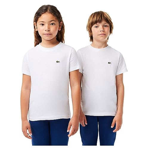 Lacoste - Kinder T-Shirt, Weiß, 8 ans von Lacoste