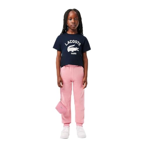 Lacoste Kinder-T-Shirt mit großem Logo, navy, 12 Jahre von Lacoste