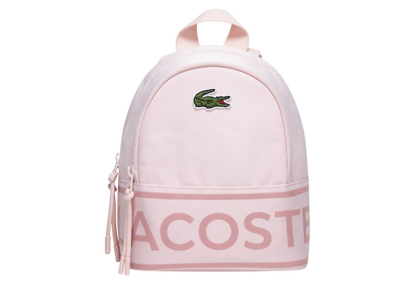 Lacoste Kinderrucksack Lacoste Kids kleiner Rucksack rosa mit flauschigem Krokodil-Logo Lacoste Kinderrucksack Lacoste Kids kleiner Rucksack rosa mit flauschigem Krokodil-Logo von Lacoste