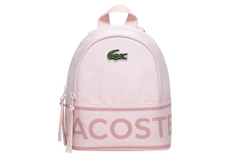 Lacoste Kinderrucksack Lacoste Kids kleiner Rucksack rosa mit flauschigem Krokodil-Logo Lacoste Kinderrucksack Lacoste Kids kleiner Rucksack rosa mit flauschigem Krokodil-Logo von Lacoste