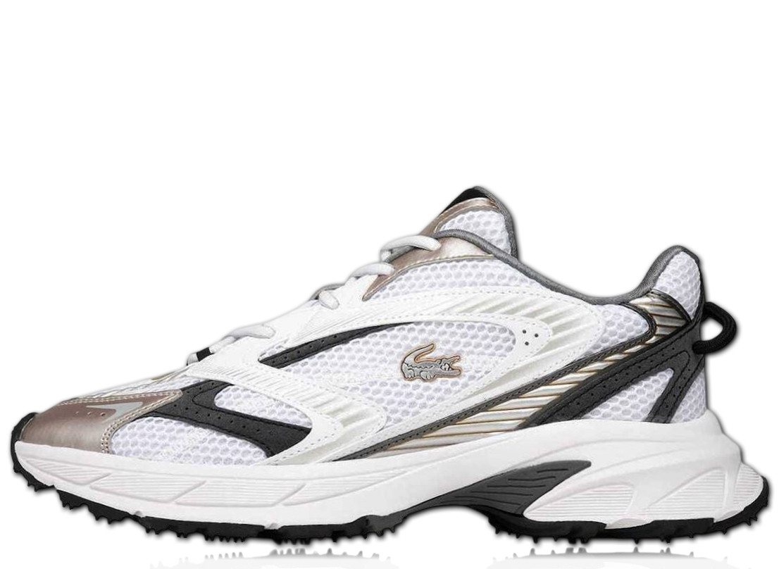 Lacoste L003 NEO SHOT 225 1 SMA WHITE/SILVER Lacoste Freizeit-Sneaker Herren Sneaker von Lacoste