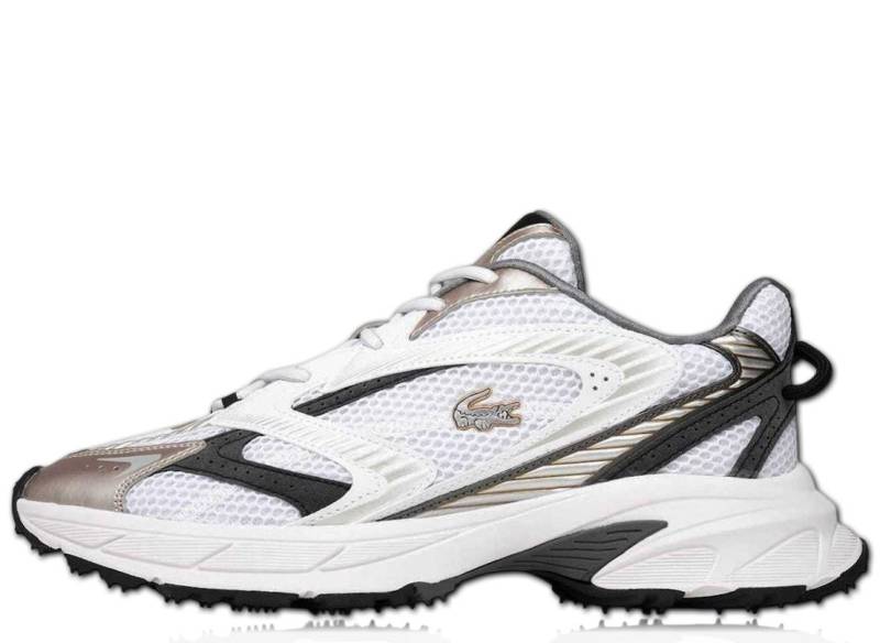 Lacoste L003 NEO SHOT 225 1 SMA WHITE/SILVER Lacoste Freizeit-Sneaker Herren Sneaker von Lacoste