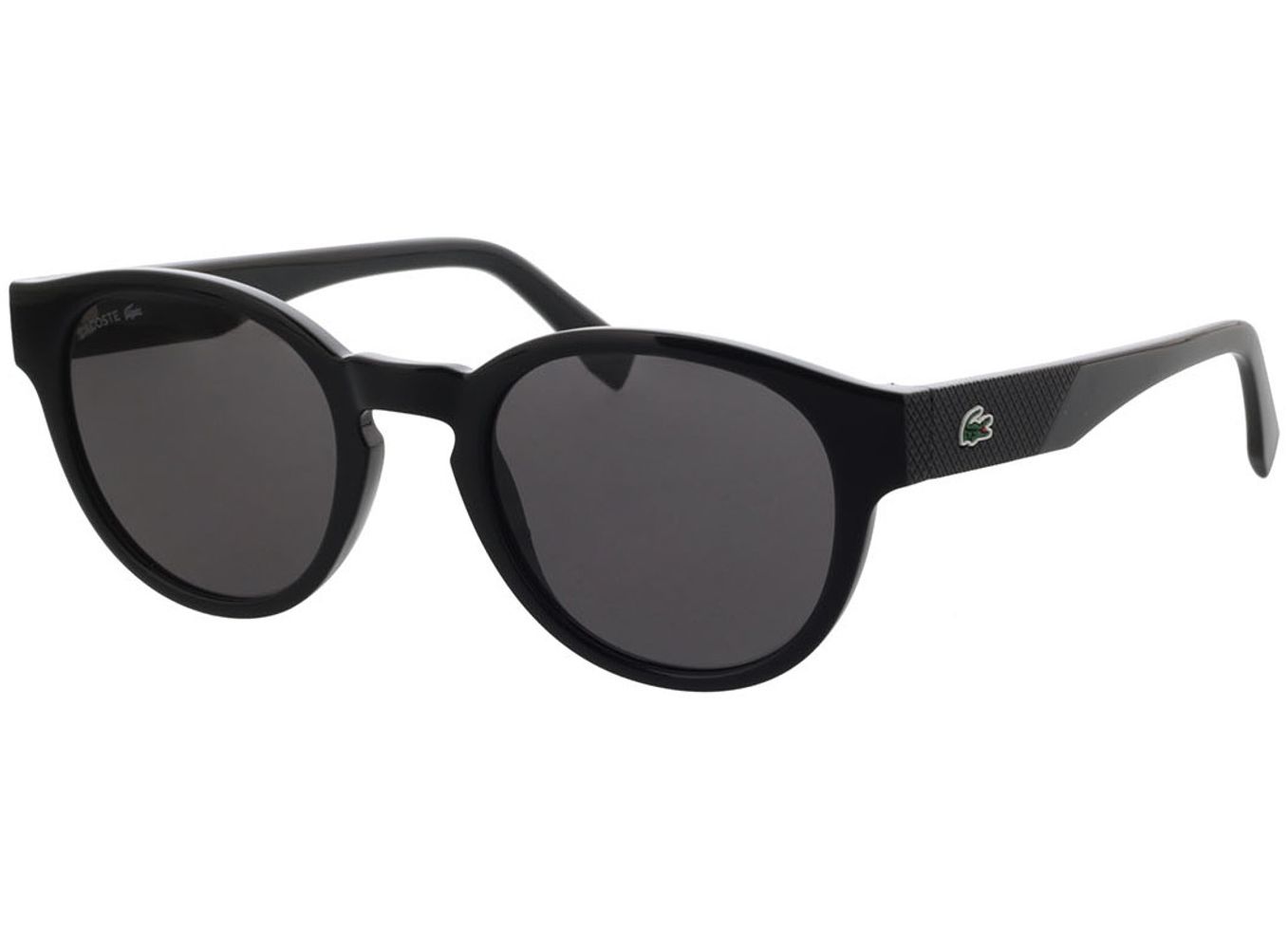 Lacoste L6000S 001 51-22 Sonnenbrille mit Sehstärke erhältlich, Damen, Vollrand, Rund von Lacoste