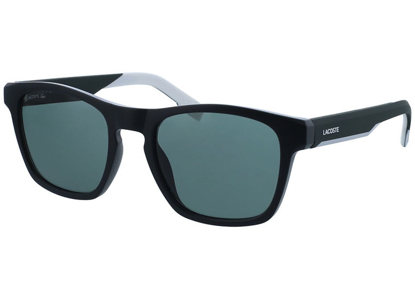 Lacoste L6018S 301 53-20 Sonnenbrille mit Sehstärke erhältlich, Herren, Vollrand, Rechteckig von Lacoste