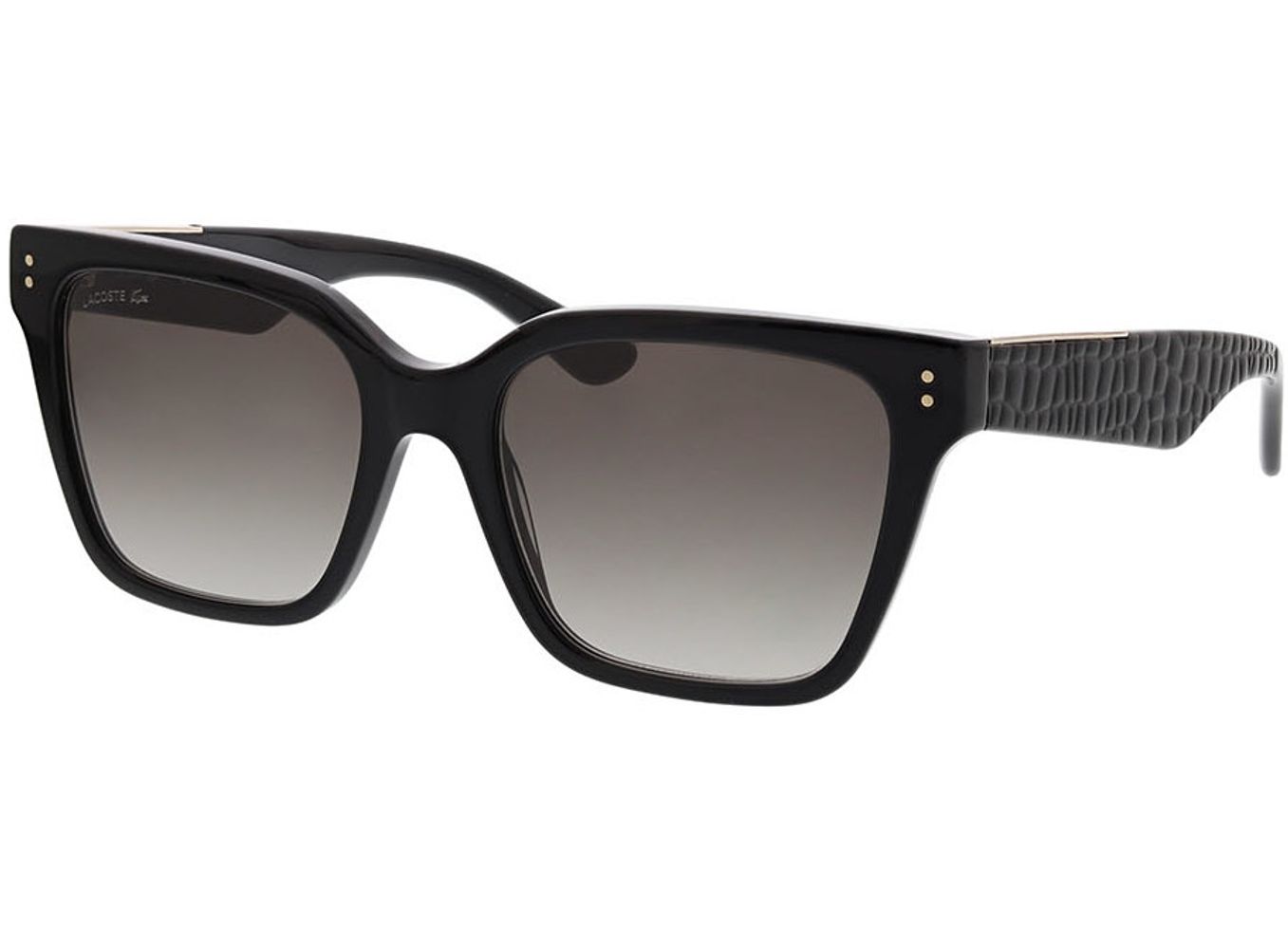 Lacoste L6022S 001 54-18 Sonnenbrille mit Sehstärke erhältlich, Damen, Vollrand, Rechteckig von Lacoste