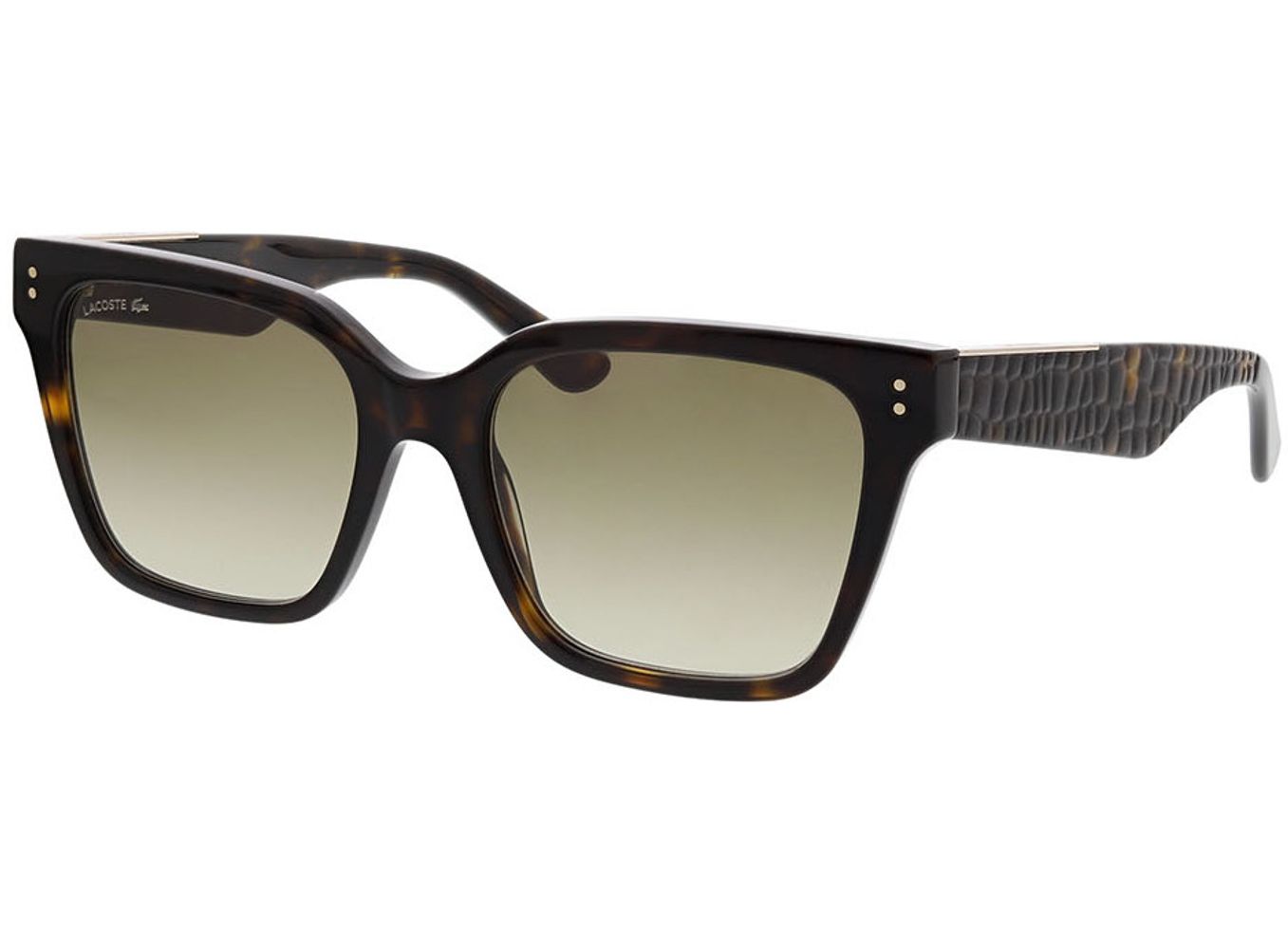 Lacoste L6022S 230 54-18 Sonnenbrille mit Sehstärke erhältlich, Damen, Vollrand, Rechteckig von Lacoste