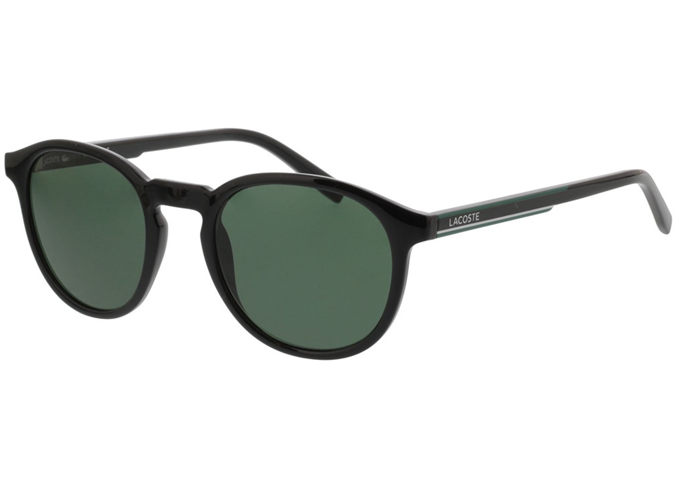 Lacoste L916S 001 50-21 Sonnenbrille mit Sehstärke erhältlich, Damen/Herren, Vollrand, Rund von Lacoste