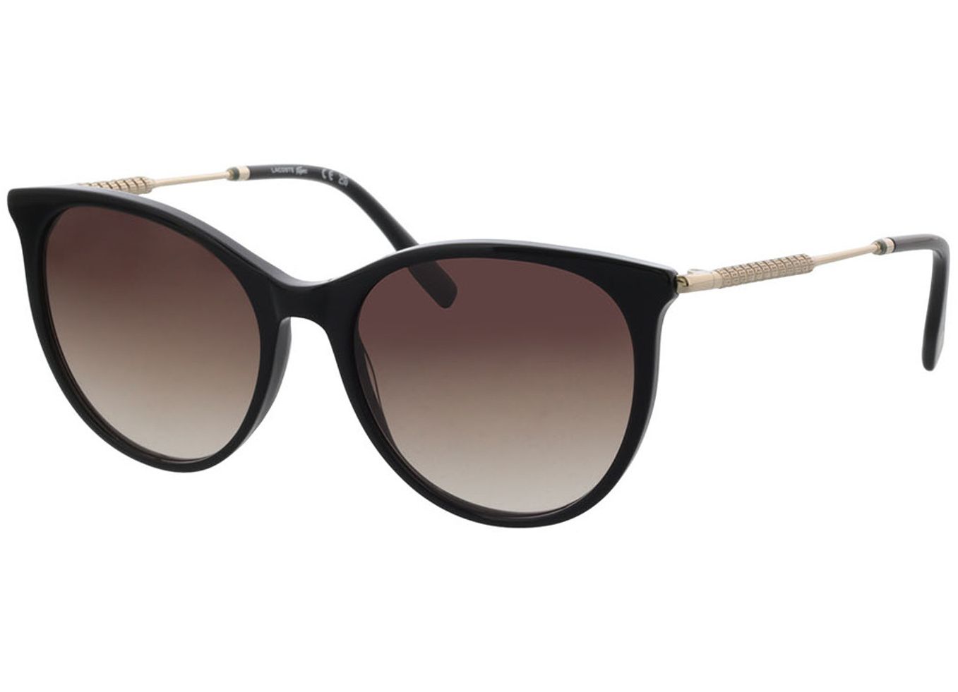 Lacoste L993S 001 54-17 Sonnenbrille mit Sehstärke erhältlich, Damen, Vollrand, Rund von Lacoste