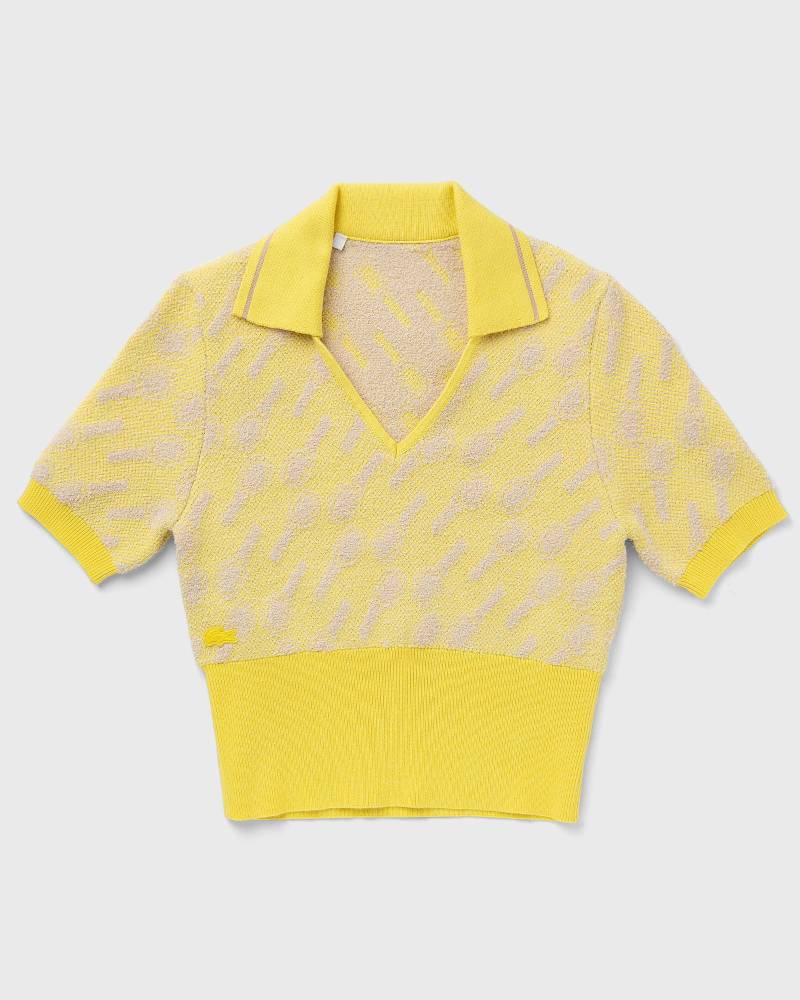 Lacoste LAMA KNIT women Tops & Tanks yellow in Größe:XS Lacoste LAMA KNIT women Tops & Tanks yellow in Größe:XS von Lacoste