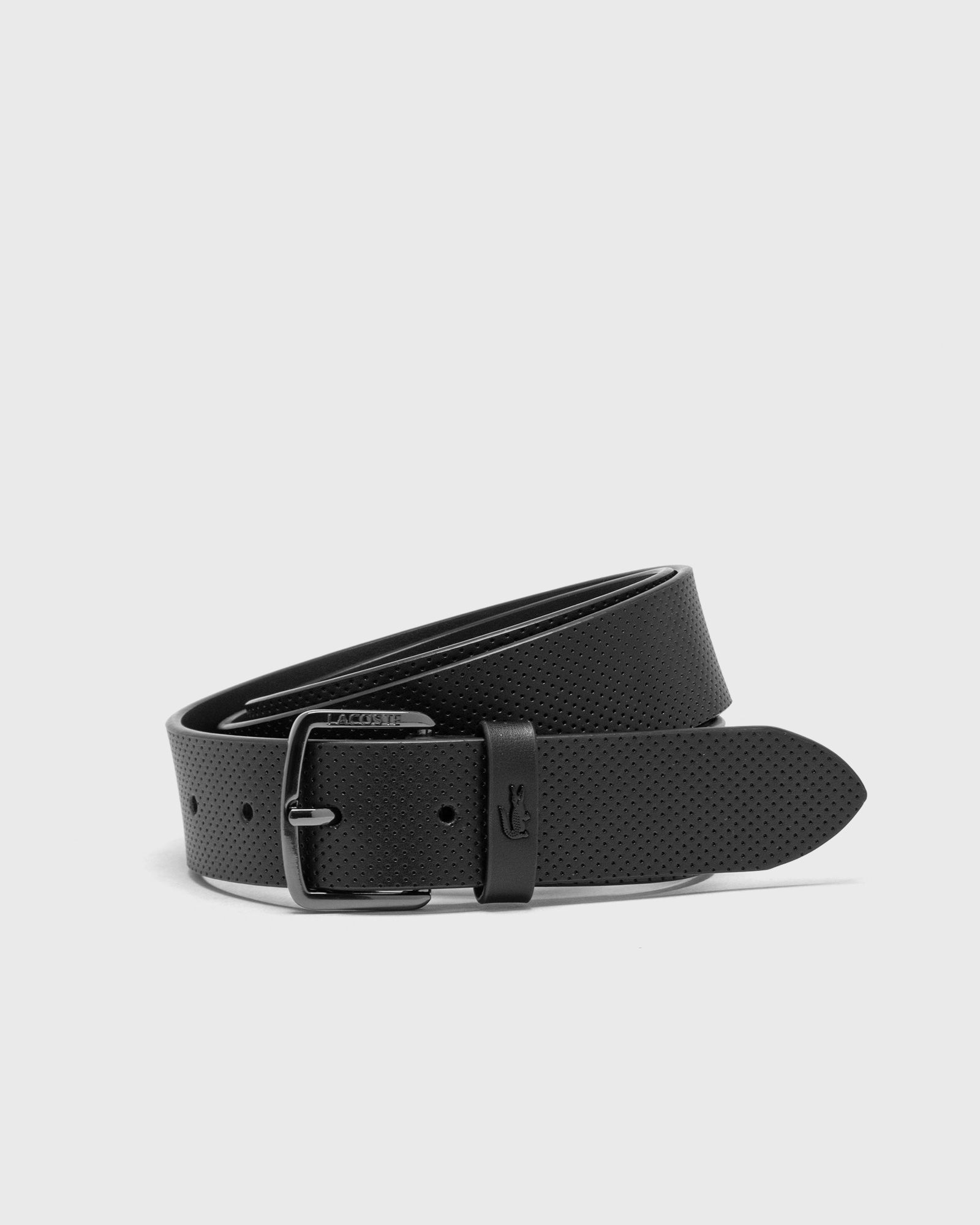 Lacoste LEATHER GOODS BELT men Wallets black in Größe:110 CM von Lacoste