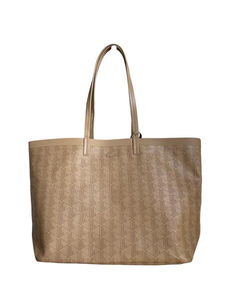 Lacoste - Lacoste Shopping Bag, Umhängetasche, Beige von Lacoste