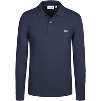 Lacoste Langarm-Poloshirt mit Krokodil-Aufnäher, Classic Fit in S von Lacoste