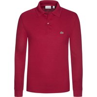 Lacoste Langarm-Poloshirt mit Krokodil-Aufnäher, Classic Fit in L von Lacoste