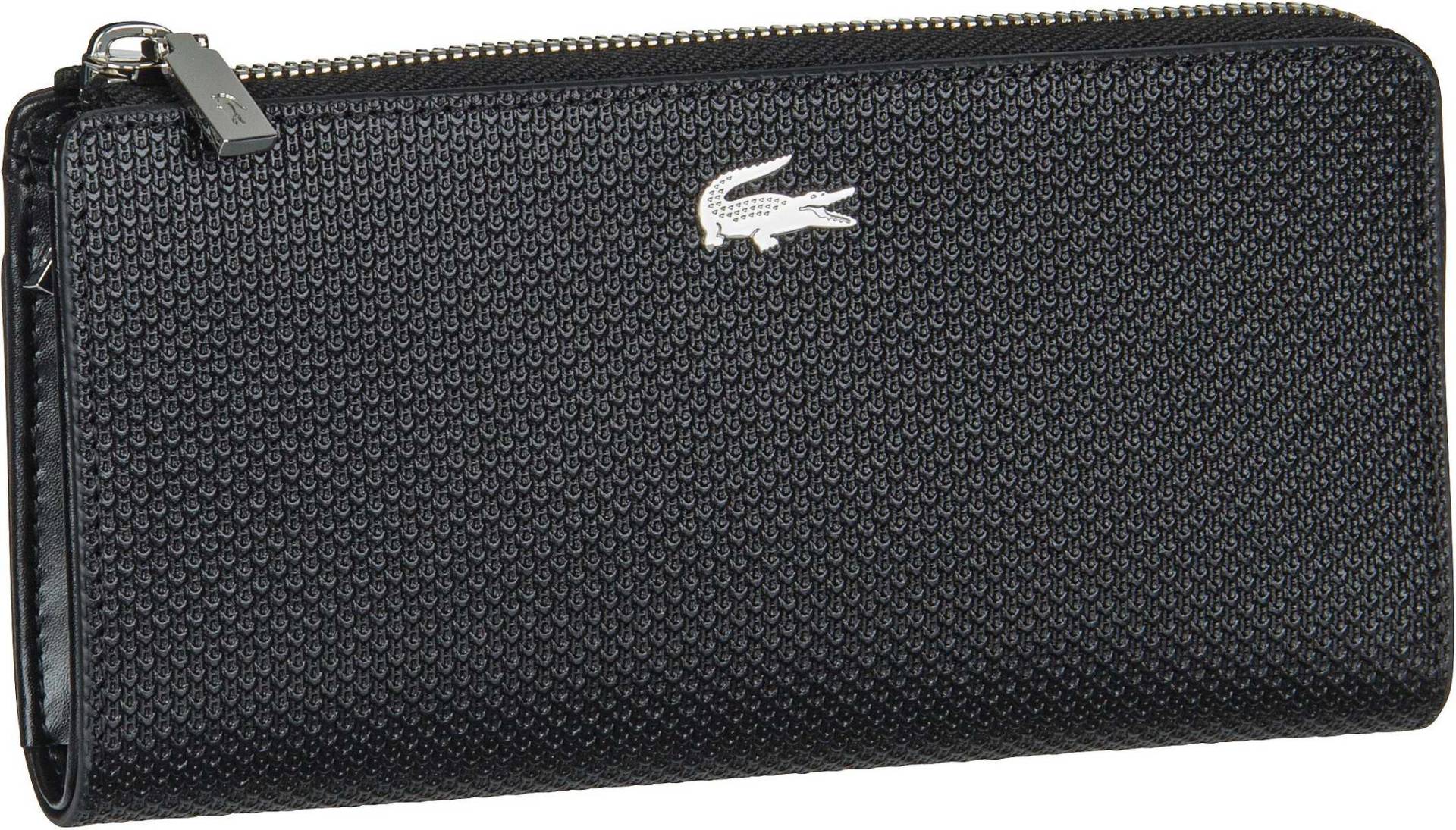 Lacoste Chantaco Classic Slim Zip Wallet 3580  in Schwarz (0.5 Liter), Geldbörse von Lacoste