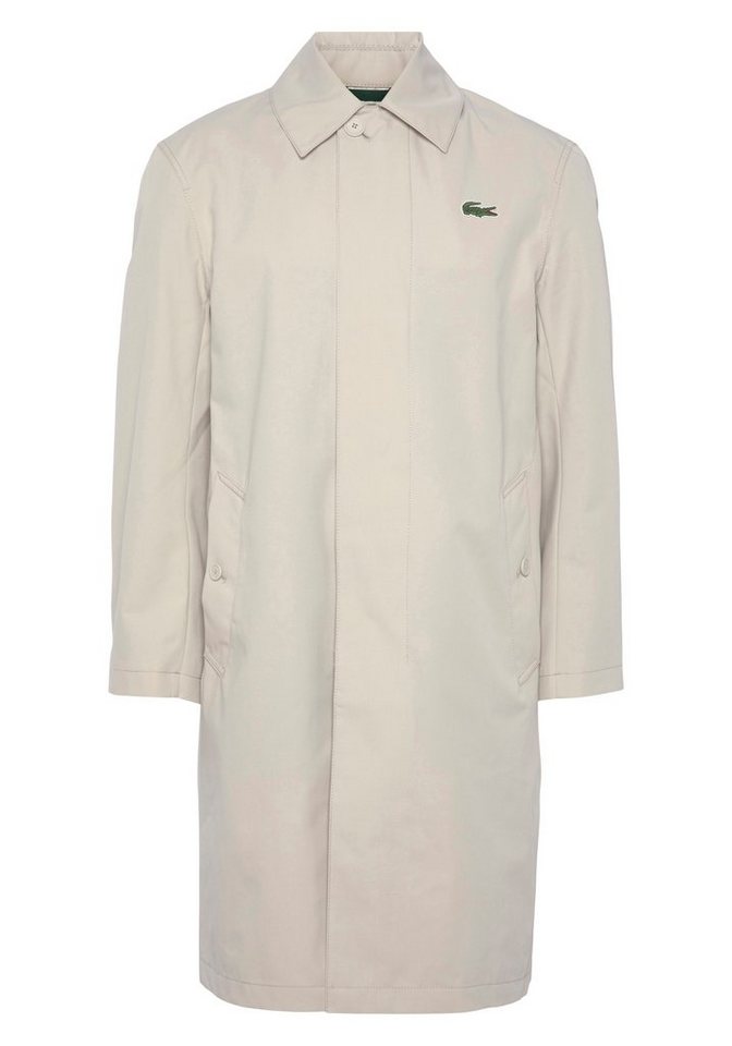 Lacoste Langjacke mit klassischem Lacoste-Krokodil-Patch auf der Brust von Lacoste