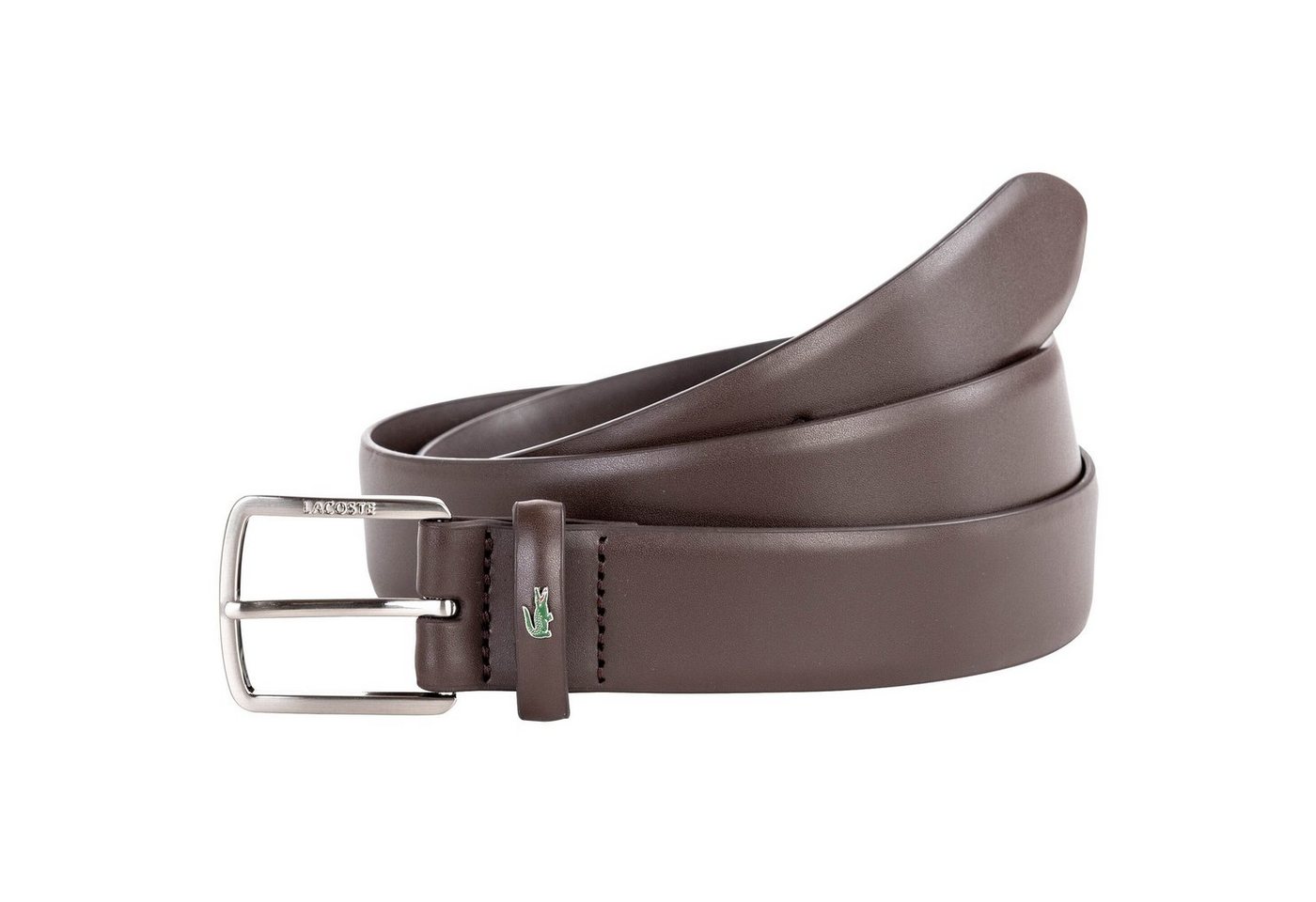 Lacoste Ledergürtel Herren Gürtel - Ledergürtel, 35 mm, Dornschließe von Lacoste